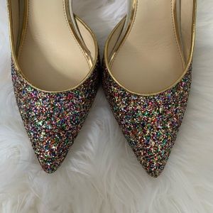 Jessica Simpson Glitter Heels